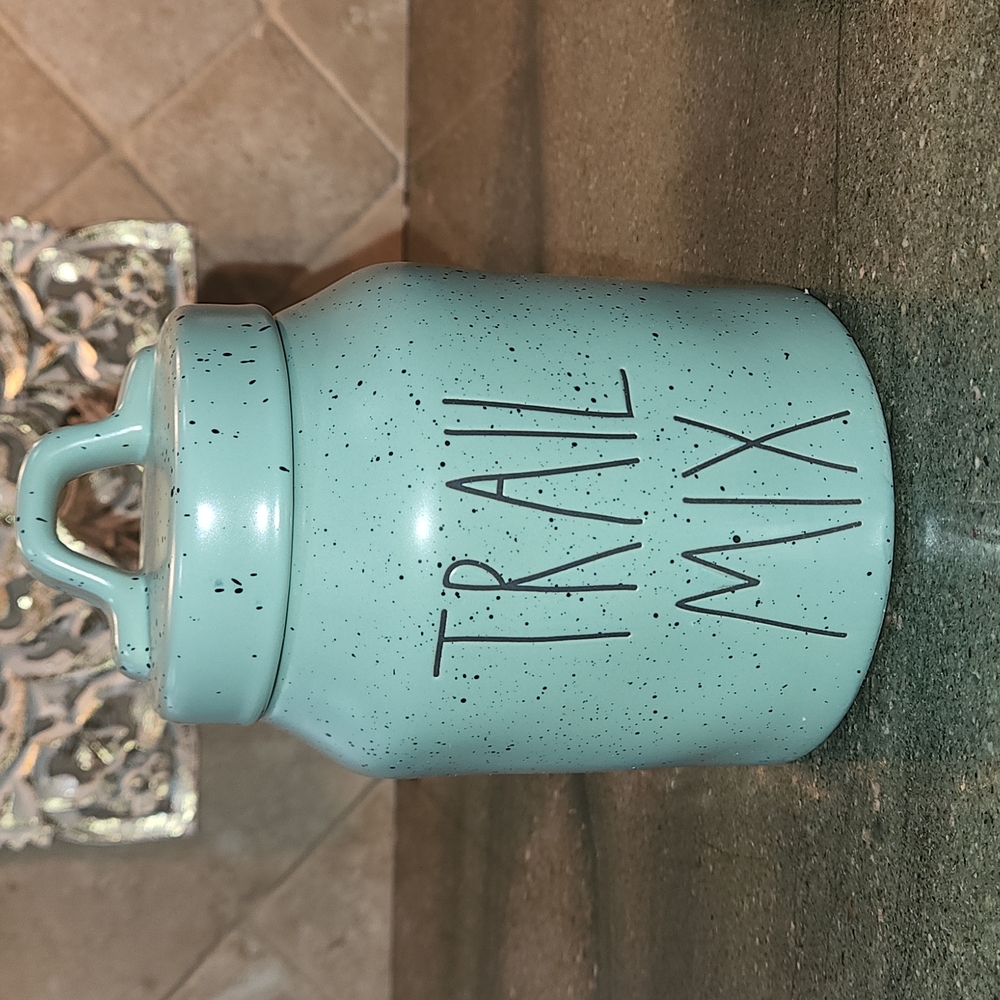 Rae Dunn Trail Mix Mint Canister "NEW"